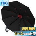 【暴雨強風対策】Vialifer長傘 210T高強度グラスファイバー?10本骨 大判 130cm Teflon加工超撥水耐風 丈夫 大型 紳士傘 自動開けステッ...