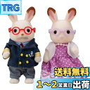 【送料無料】シルバニアファミリー 人形 【 ショコラウサギのおじいさん・おばあさん 】 ウ-68 STマーク認証 3歳以上 おもちゃ ドールハウス Sylvanian Families エポック社 EPOCH