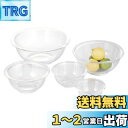iwaki(イワキ) AGCテクノグラス 耐熱ガラス ボウル 丸型 5点セット 電子レンジ/オーブン/食洗器対応 食材を混ぜやすい広口デザイン 安定しやすい低重...