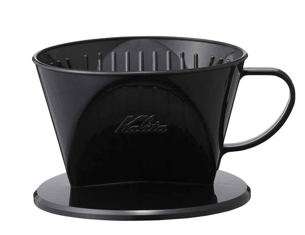 【送料無料】カリタ Kalita 雑味が出る前においしさだけを引き出す速い抽出速度の3つ穴 コーヒー ドリッパー 1~2人用 ブラック プラスチック製 101-...