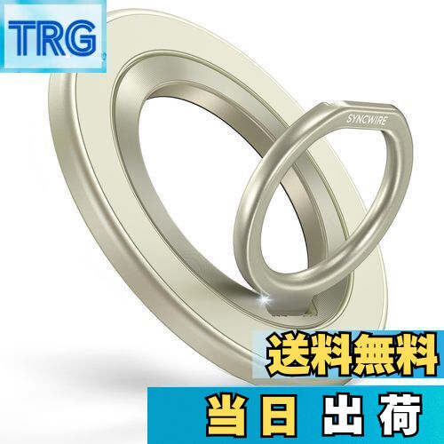 【送料無料】【令和超?磁力】Syncwire 両面マグネット MagSafe リング - スマホリング 超?磁力 360度回転 マグセーフ リング マグネット バンカーリング 超強力 薄型 角度調節可能 簡単着脱 iPhone 15 Pro/15 Pro Max/ 15 /14 Pro Max/14 Pro/14/13/12 などに対応 アンドロイ