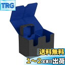 Venssu デッキケース トレカケース ストレージボックス ダイス入れ ダメカン入れ マグネット PU レザー 200枚 「 遊戯王 デュエマ 各種 カードゲーム に使用可能 」スリーブ対応 (グレー(ブルー))