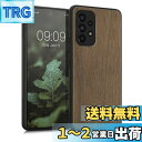 kwmobile スマホケース Samsung Galaxy A53 5G対応 ケース - 木製 携帯ケース TPUバンパー - ナチュラル ウッド スタイル