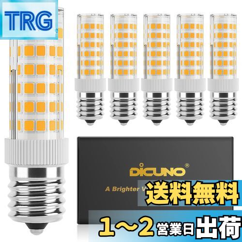 DiCUNO LEDŵ E17 50W 550lm ʥ90 ŵ忧(6W) 3000K ۸ 6ĥѥå