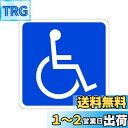 【送料無料】身障者用設備(車イス) 高耐候性マグネットステッカー 反射タイプ 国際シンボルマーク 100X100mm