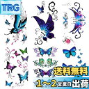 Yesallwas タトゥーシール 蝶 青 長持ち 6枚セット 入れ墨シール 蝶々 タトゥー ブルー 刺青シール バタフライ タトゥーステッカー ボディーシール...