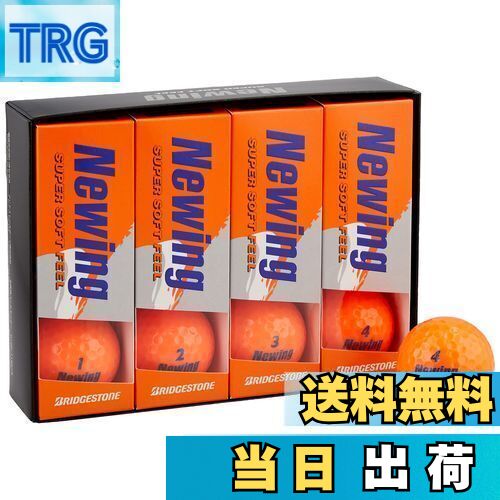 【送料無料】ブリヂストン(BRIDGESTONE) ゴルフボール ニューイング ニューイング スーパーソフトフィール ユニセックス NCOX スーパーオレンジ グラデーショナル・ソフトコア