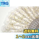 弁天屋本舗 全6色 練習用 ラメ入り 薔薇 レース 扇子 アバニコ バレエ ダンス リトモス キトリ スペイン 踊り レッスン 舞踊 (白)