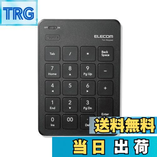 【送料無料】エレコム テンキー Bluetooth パンタグラフ 薄型 ブラック TK-TBP020BK