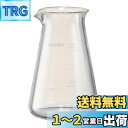 HARIO(ハリオ) コニカルSAKEピッチャー クラフツサイエンス 実用容量200ml ビーカー サーバー 計量メモリ付き 透明 耐熱ガラス製 日本製 CSP...