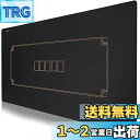 SLOWPLAY Godel ポーカーマット テキサスホールデム 120x70cm|縁取り 強力な撥水加工 騒音軽減|持ち運びやすさ (ブラック&シャンパンゴールド)