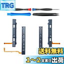 ElecGear 交換用スライドレール, Switch本体HAC-001とJoy Conコントローラー 対応の左右の金属製 Tトラックとプラスチックスライダーバー,フレックスケーブルコネクター付き、修理パーツツールキット付属