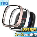 【送料無料】Seltureone 【2個セット】 Fitbit versa4 / Fitbit sense2用 保護ケース 充電対応 PCフレーム+強化ガラスフ...