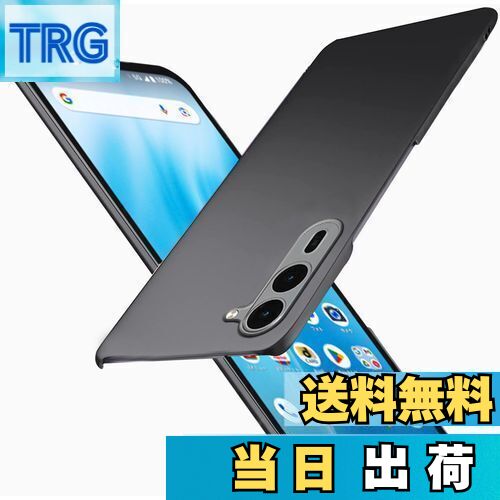 【送料無料】Wojiaozvlf 極薄 arrows We2 Plus F-51E ケース 薄型 arrows We2 Plus F-51Eケース PCマット質感 超軽量 黄変防止 指紋防 擦り傷防止 手触り良い 全面保護 超耐磨 耐衝撃arrows We2 Plus F-51E カバー ワイヤレス充電対応 ブラック