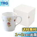 【送料無料】NARUMI(ナルミ) マグカップ ルーシーガーデン 370cc ストロベリー かわいい おしゃれ レリーフ 大きめ プレゼント 電子レンジ温め 食洗機対応 ギフト箱入り ラッピング済 51281-2826PAZ