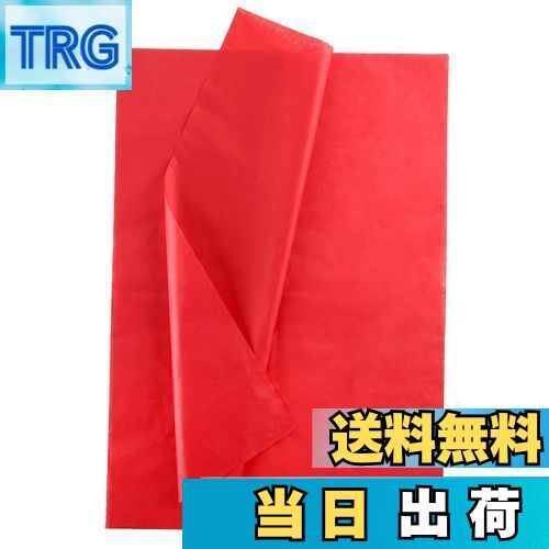 【送料無料】NALER 薄葉紙 レッド包装紙 ラッピングペーパー 包み紙 プレゼント 梱包 DIY 手作り 贈り物 手芸用 クラフト 綺麗 上品 38x50 約...