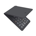 【送料無料】iClever Bluetooth キーボード 折りたたみ式 ワイヤレス キーボード マルチペアリング ipad / iphone 用 キーボード USB 軽量 薄型 レザーカバー 財布型 折れない 360度回転 iOS / Android / Windows に対応 ( ブラック ) IC-BK06