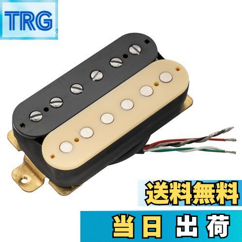 【送料無料】Musiclily 50mm ギターギターハムバッカーネック用ハムバッカーピックアップ、ゼブラ