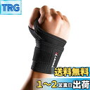 ザムスト(ZAMST) 手首 サポーター リストラップ ゴルフ テニス Mサイズ 左右兼用 ブラック 374202