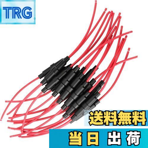 【送料無料】KILIGEN 15個スクリュータイプ16AWGワイヤ、5mm*20mmインラインヒューズホルダ