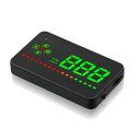 Antion ヘッドアップディスプレイ HUD 後付け GPS連動 車載スピードメーター 時速表示 過速度警告 輝度調節可 日本語説明書