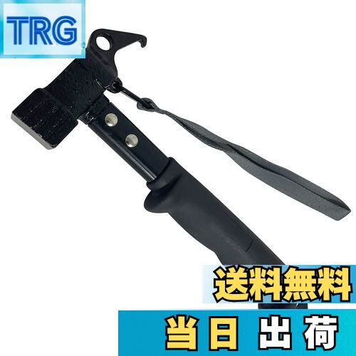 【送料無料】Sutekus 鍛造ハンマー 高強度 手に馴染みやすい ラバーグリップ仕様 キャンプ用 ペグ打ち..