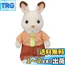 【送料無料】シルバニアファミリー 人形 【 ショコラウサギのお父さん 】 ウ-100 STマーク認証 3歳以上 おもちゃ ドールハウス Sylvanian Families エポック社 EPOCH