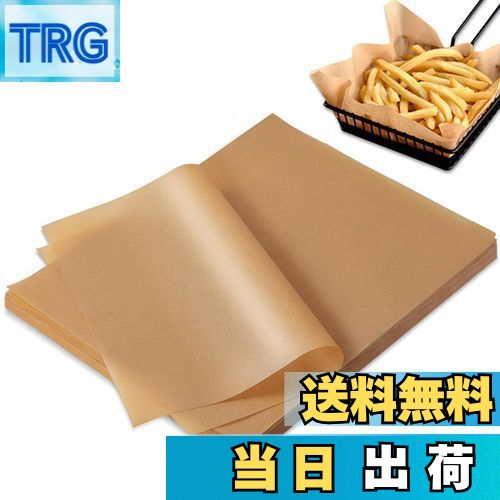 【送料無料】DEVENTORZ クッキングシート オーブンペーパー 100枚入り 未晒クラフト紙 天ぷら敷紙 ハンバーガーサンドイッチラップ オーブンシート クラフト紙 ノンスティックパーチメント 耐油 耐熱 剥離性 ベーキング 料理 グリル フライ 蒸し (20X30cm)