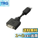 ELECOM ディスプレイポート-DVI変換アダプタ/ブラック AD-DPDBK