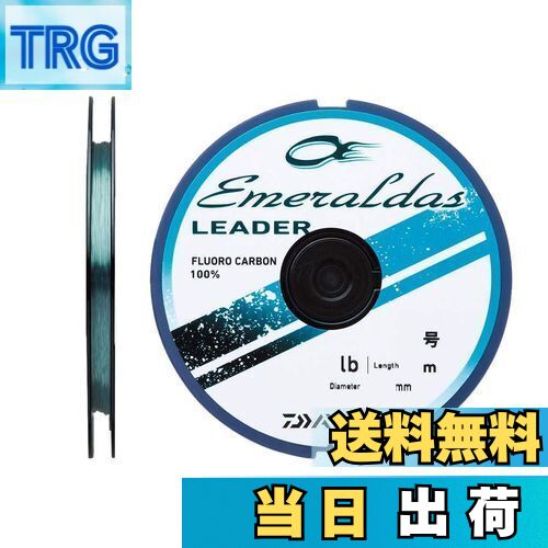 【送料無料】ダイワ(DAIWA) フロロライン エメラルダスリーダー 2号 35m ナチュラルグリーン