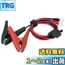 Iarlion ヒューズ付き バッテリー クリップ 丸端子 R4-10 クランプ ブースターケーブル ペア 高出力 インバーター用 30a バッテリーブースター...