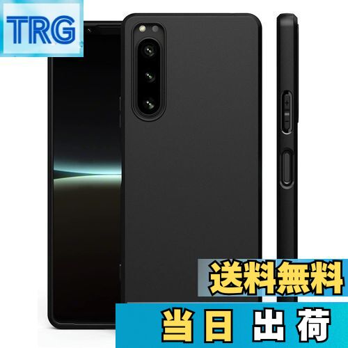 【送料無料】[WOEXET] Xperia 5 IV ケース Xpeira 5IVカバー 薄型 軽 ソフト TPU シンプル Xperia 5 IV SO-54C Xperia 5 IV SOG09 ケース マット ブラック