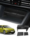 SXCY フォルクスワーゲン ゴルフ8 センターコンソールボックス vw golf8 専用 コンソール トレイ 収納 ボックス ゴルフヴァリアント8 小物入れ 滑り止め設計 内蔵型 カスタム インテリア 内装パーツ フォルクスワーゲン8アクセサリー 車内収納