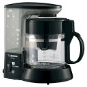 【.co.jp限定】象印マホービン コーヒーメーカー 4杯用 珈琲通 ドリップ式 ガラス容器 ペーパーフィルター ブラック EC-TD40AM-BA