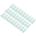PATIKIL フラワーウォーターチューブ(キャップ付き)50個セット 0.6"内径×1.6" プラスチックボトル 植物や花 アレンジメント用 緑色
