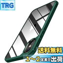 【送料無料】TENDLIN iPhone Xs Max 用ケース クリア 薄型 黄変防止 耐衝撃 アイフォンXs Max対応 6.5インチ カバー(グリーン)
