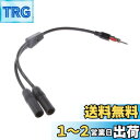 ノーブランド品 アフターマーケット ラジオ用 1 Male to 2 Female カー ステレオ Y アンテナアダプター プラグ