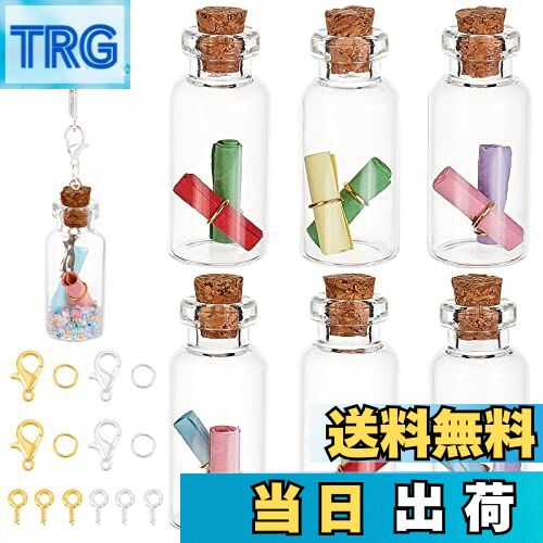 ̵PH PandaHall ߥ˥饹ܥȥ 6ܥå  ͥå쥹 Ʃꥢ å󥰥ܥȥ ͥ 륯դ ꡼ ѡ...