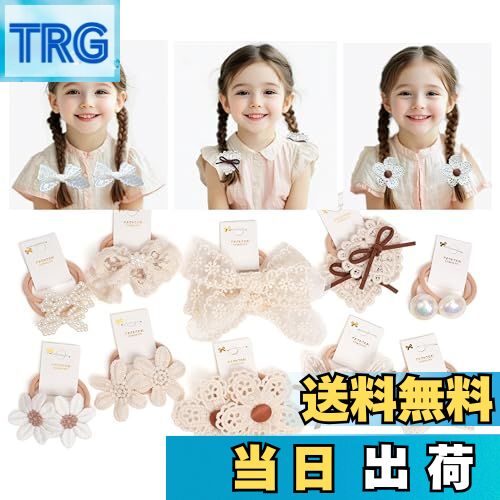 【送料無料】BIANHUAN ヘアゴム こども 子供 キッズ 女の子 赤ちゃん ゴム 髪 おしゃれ リボン 花 シン..