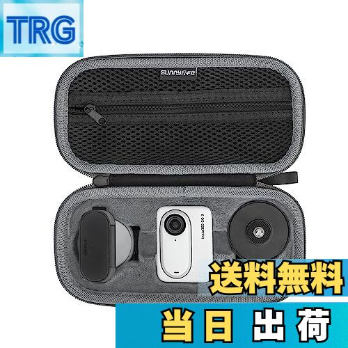 【送料無料】SHEAWA for Insta360 GO 3/GO 3S ケース 収納ケース コンパクト 耐衝撃 バッグ キャーリングケース ピボットスタンドや磁気ペンダント、クリップ、ケーブルなどのアクセサリも収納可能