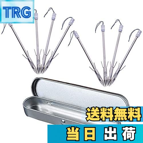 【送料無料】WanFengXue 9個セット 銛 弓釣り矢じり 魚釣りステンレス鋼 アウトドア 狩猟 弓 釣り 矢頭 スリングショット 用 手銛 カタパルトダー...