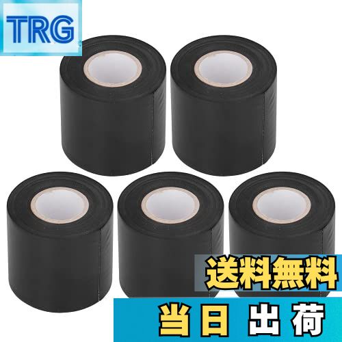 【送料無料】非粘着テープ パイプラッピングテープ 幅6cm エアコン(黒)
