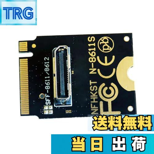 【送料無料】CABLECC PCI-E 3.0 M.2 MKEY TO OCULINK SFF-8612 SFF-8611 PCIE NVME SSD 2260およびU.2 SFF-8639ケーブル用のホストアダプター