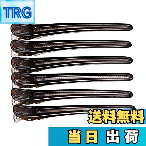 【送料無料】ZHEJIA ダッカール プロ用 美容業界 業務用 跡がつかない 120mm 強力 滑り止めゴム付き 髪..