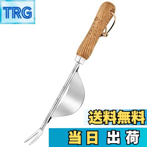 【送料無料】EZARC 草むしり 便利グッズ 雑草抜き 根こそぎ 防錆 ステンレス 木製ハンドル 片 ...