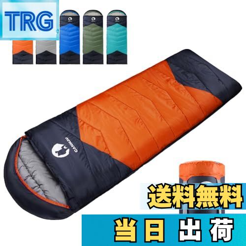 【送料無料】CANWAY 寝袋 シュラフ 封筒型 オールシーズン対応 冬用 防災グッズ キャンプ 車 ...