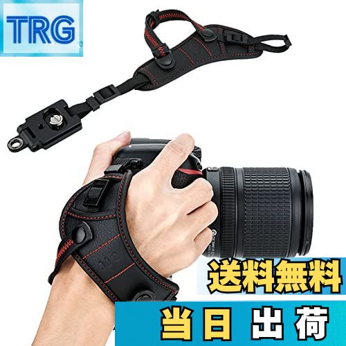 【送料無料】[JJC] カメラストラップ リストストラップ X-M5 X100VI Canon R5 Mark II 7D 7DM2 6DM2 5DM4 5DM3 5Ds R 850D 90D 80D Kiss X10i X10 Sony A6700 A9III Nikon Z5II Z50 II Z f D850 D810 D750 D7500 D5600 など 一眼レフカメラ 対応 赤