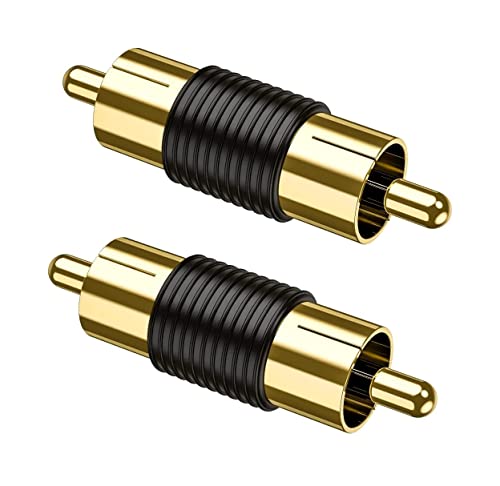 【送料無料】Sound Wave【 即日出荷 】中継コネクタ 金メッキ加工 RCAピンジャック-RCAピンジャック メス メス オスーオス RCA 中継プラグ 金メッキ加工 Gold RCA F-F