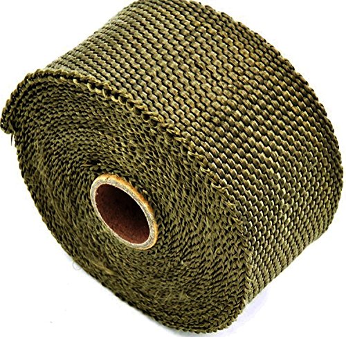 【送料無料】Ranzek サーモバンテージ 10M バイクマフラー 耐熱 フロントパイプ マフラー断熱用 グラス..