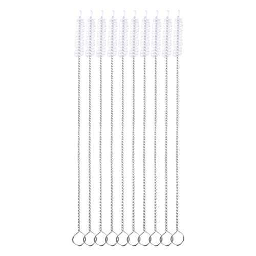 【送料無料】iBasingo ステンレス製 ストローブラシ 洗浄ブラシ 174.5mm 飲用ストロー＆ホース専用 極..